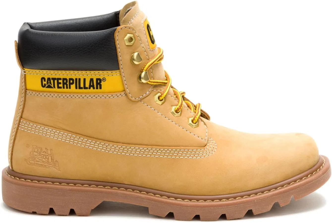 Мужские кожаные ботинки медового цвета для трактора Caterpillar Colorado 2.0, Honey — фото 2