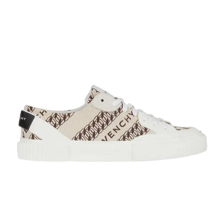 Кроссовки Givenchy Wmns Tennis Light Sneaker Chain Logo - Beige, коричневый
