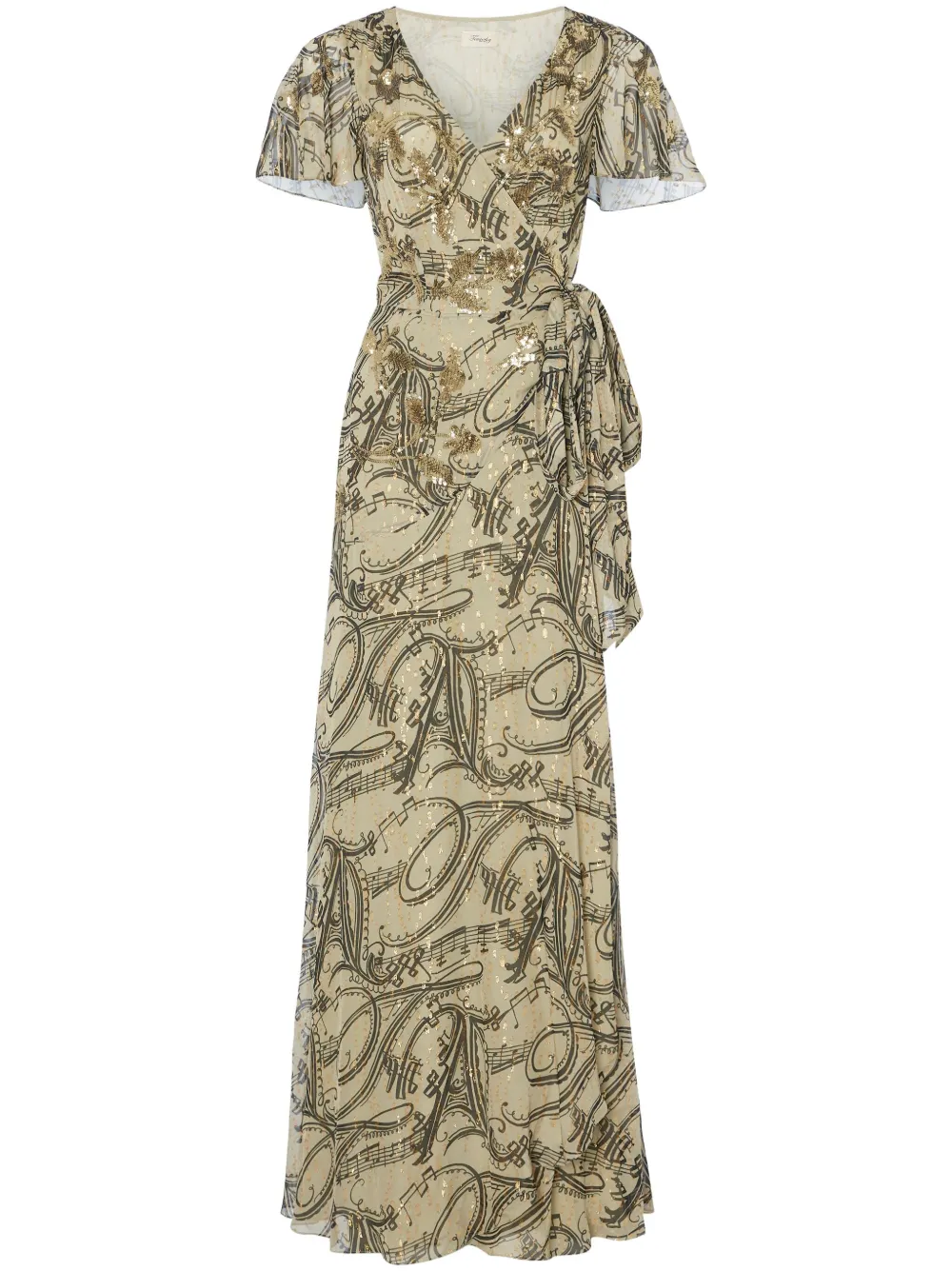 

Платье макси Silvana Temperley London, зеленый