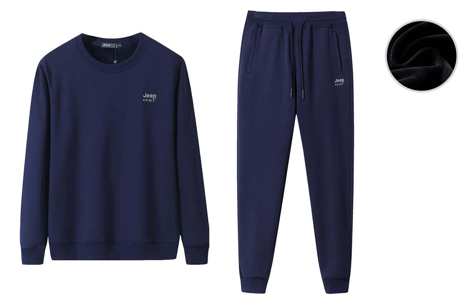 

Комплект свитшотов на осень, зиму unisex JEEP SPIRIT, темно-синий