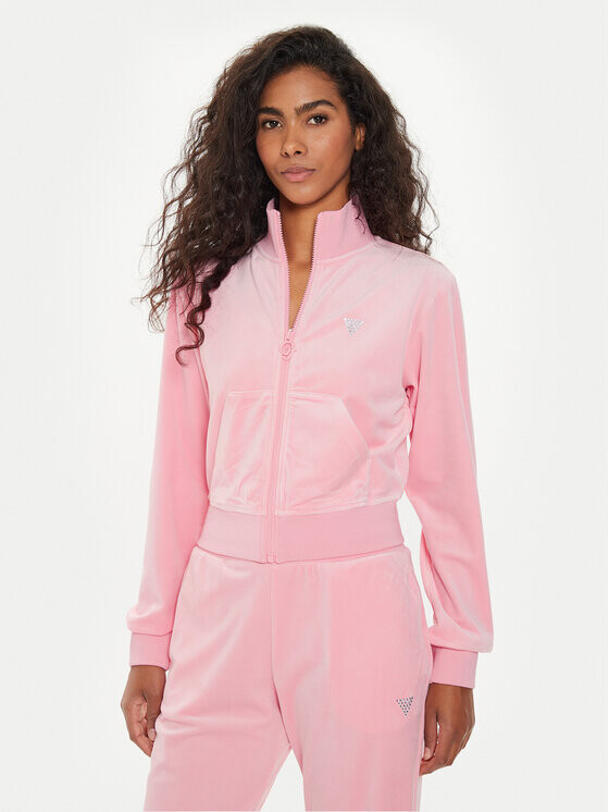 

Свитер стандартного кроя Guess, розовый