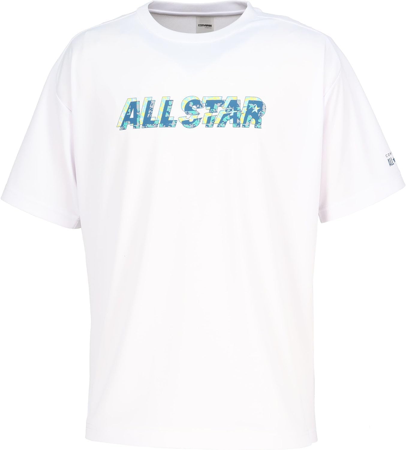 

Футболка Converse CB252357 с принтом, впитывающая пот, быстросохнущая, белый