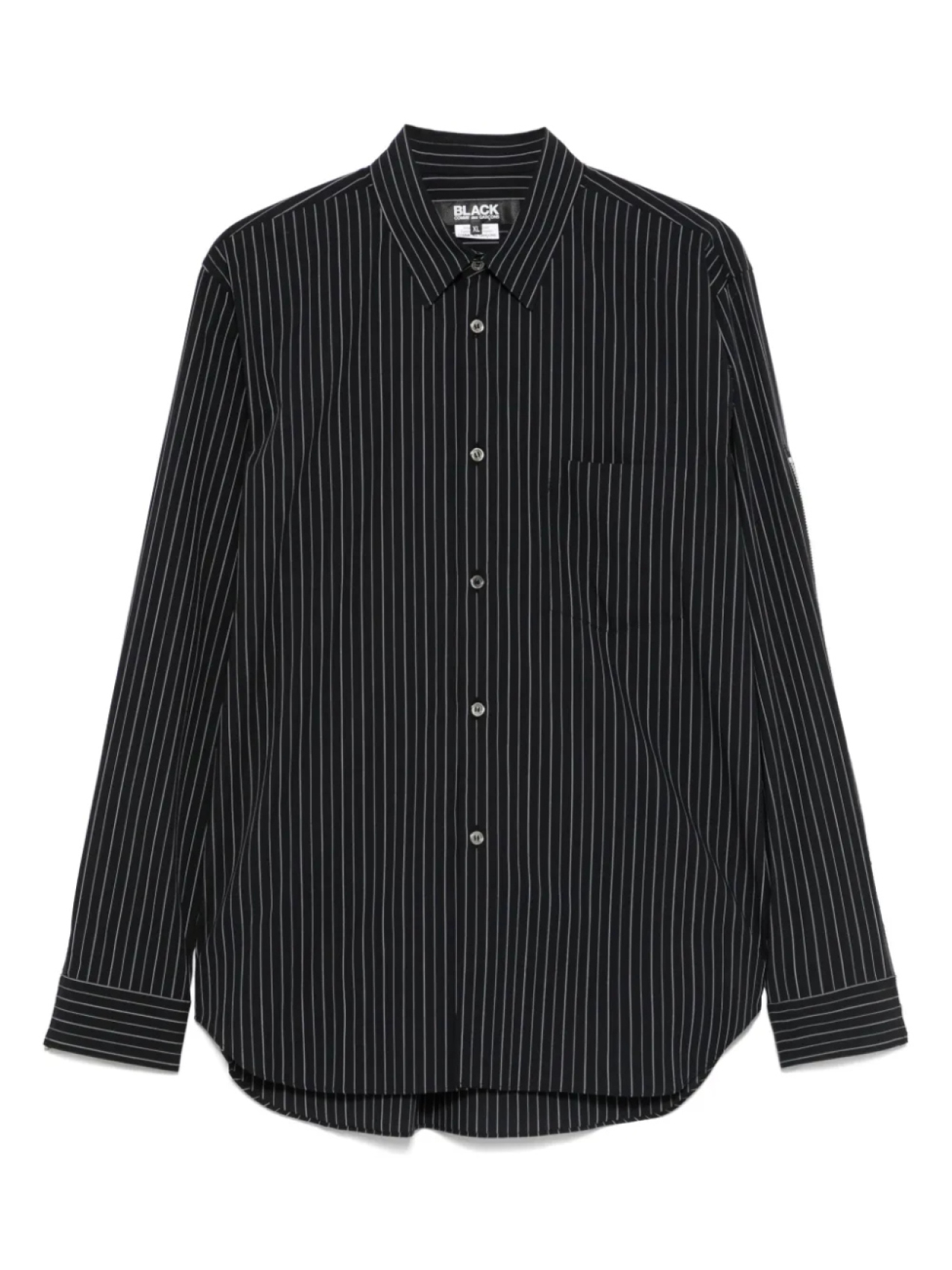 

Полосатая рубашка Black Comme Des Garçons, черный