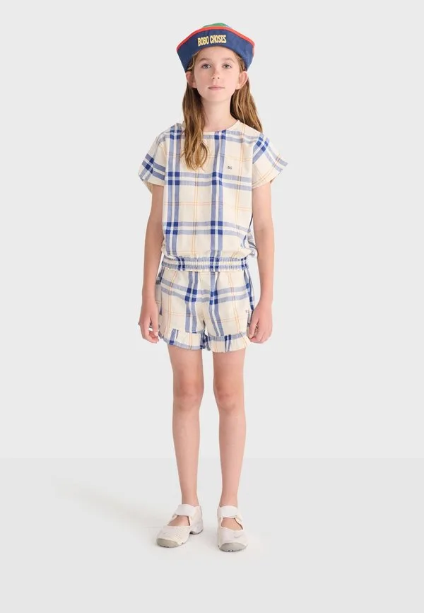Забавная блузка в клетку Bobo Choses, Off White