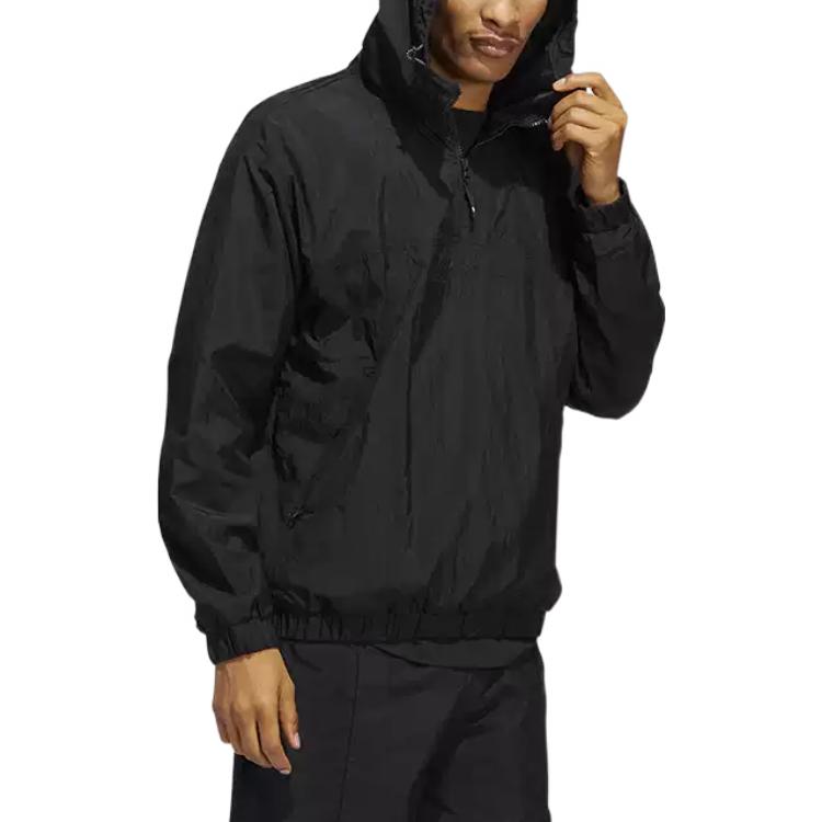Ветровка adidas originals Skateboarding Anorak Windbreaker 'Black' HA1278, черный — фото 4