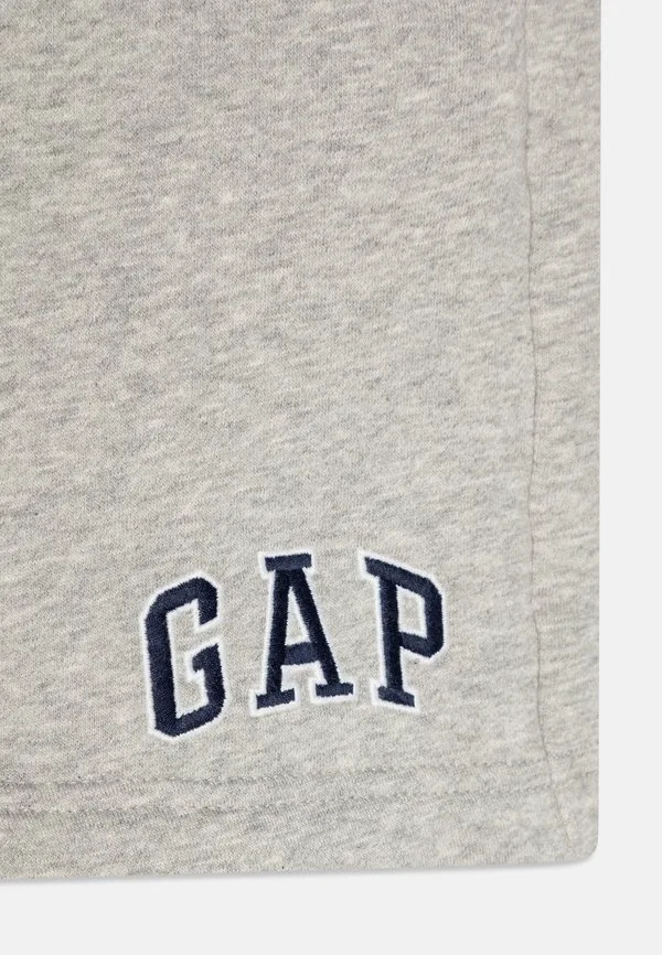 Детские свободные шорты-пулон с логотипом gap, спортивные штаны. Gap, Light Heather Grey — фото 3