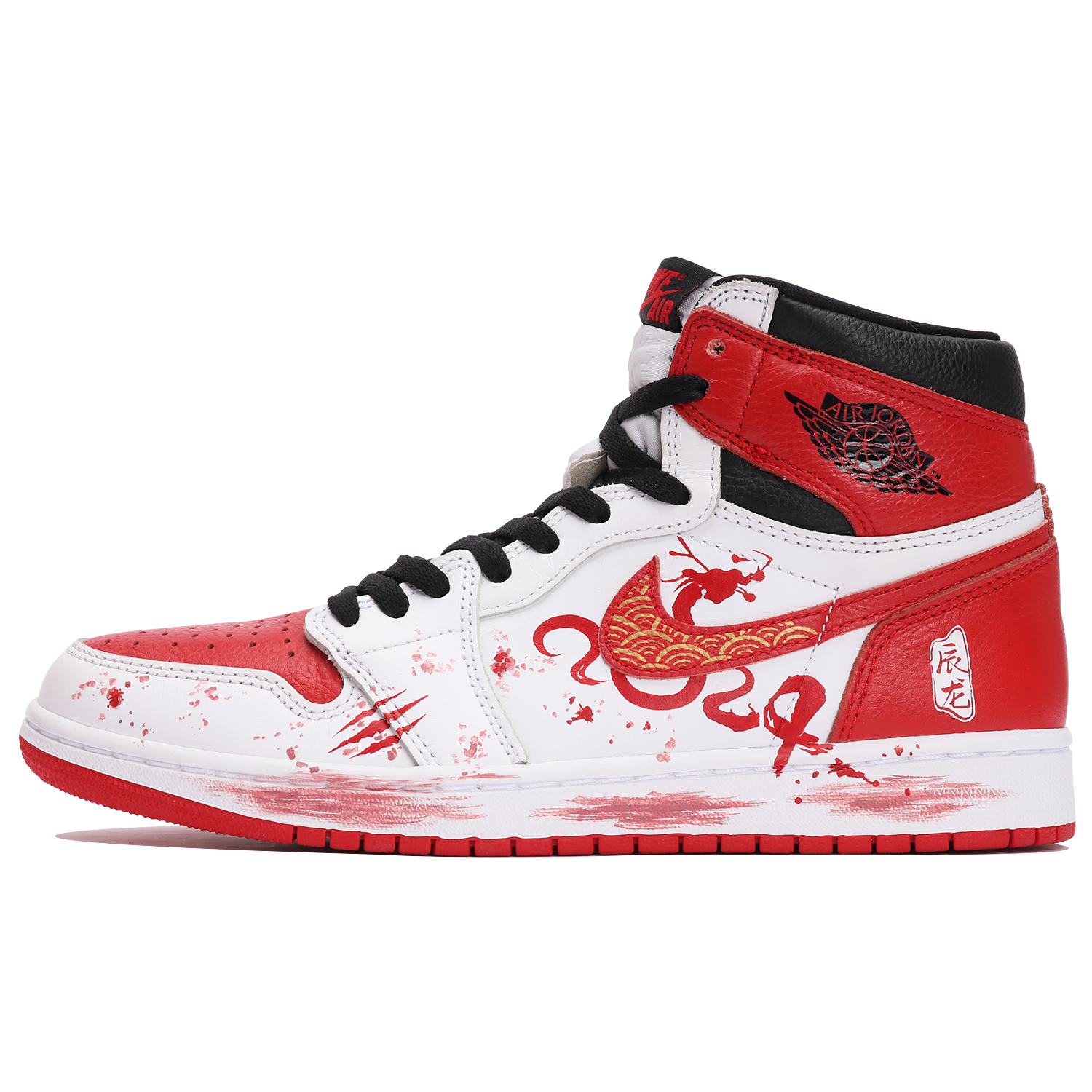 

Jordan Air Jordan 1 Vintage Баскетбольные кроссовки унисекс, Dark Team Red/Summit White/White/Black