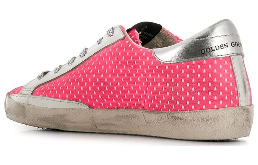 Кроссовки Golden Goose Super-Star Skateboarding Shoes Women's Low-top Pink, розовый — фото 4