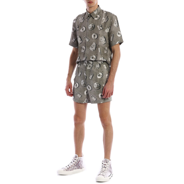 Daniel Arsham Quarterly Новые продукты Повседневные шорты Мужские Серые Dior, серый — фото 4