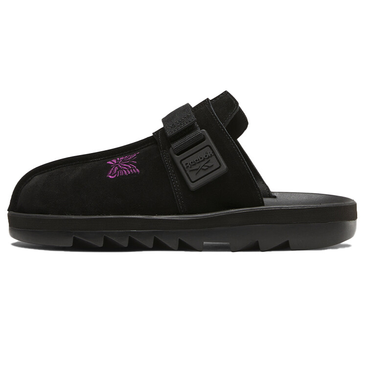 

Needles X Beatnik Slides «Черные» Reebok