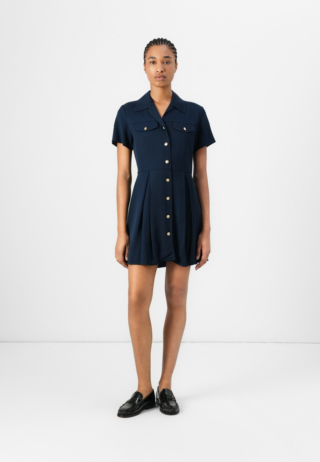 

Платье-рубашка MINI DRESS Tommy Hilfiger, темно-синий