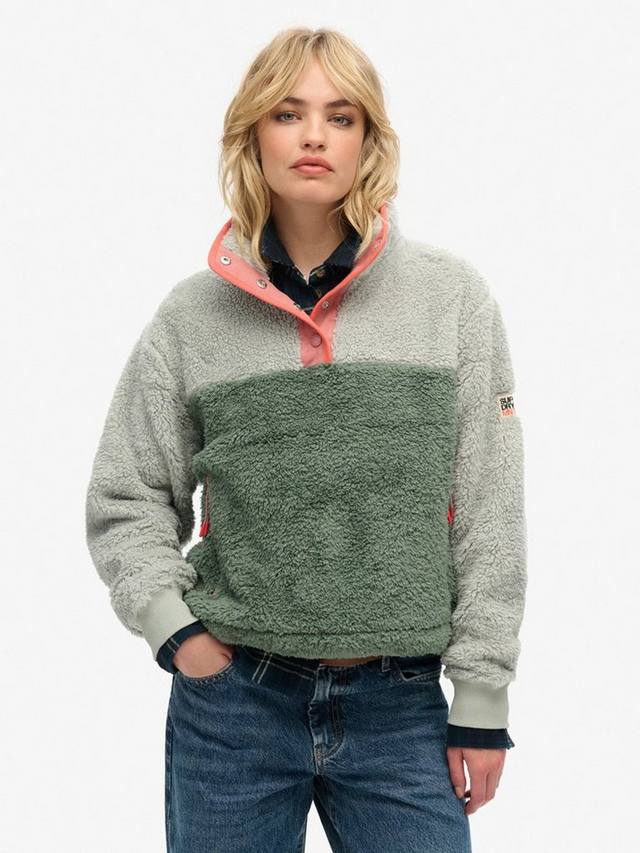 

Супер мягкий джемпер хенли из пюре Superdry, цвет Puritan Grey