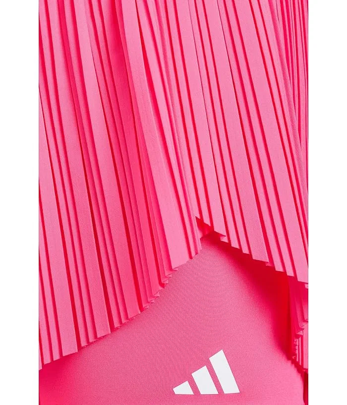 Юбка-шорты Woven Pleated Skort Adidas Kids, Lucid Pink — фото 3