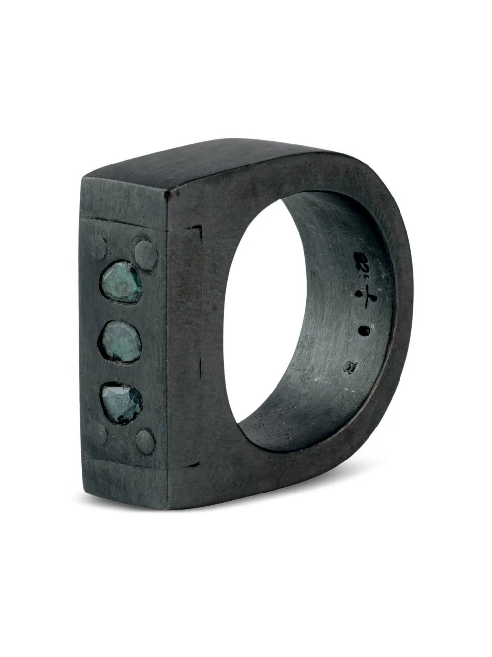 

Серебряное кольцо с бриллиантами Parts Of Four, черный