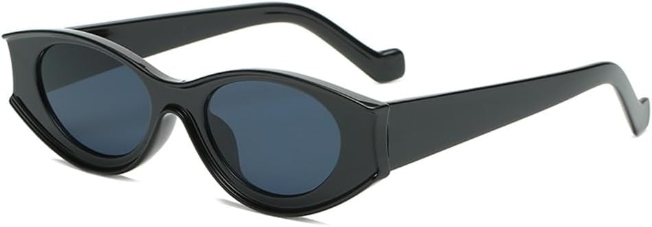 

Солнцезащитные очки UV400 - маленькие овальные, в стиле панк, с градиентной расцветкой, для женщин и мужчин, для бега и занятий спортом на открытом воздухе generic, Black