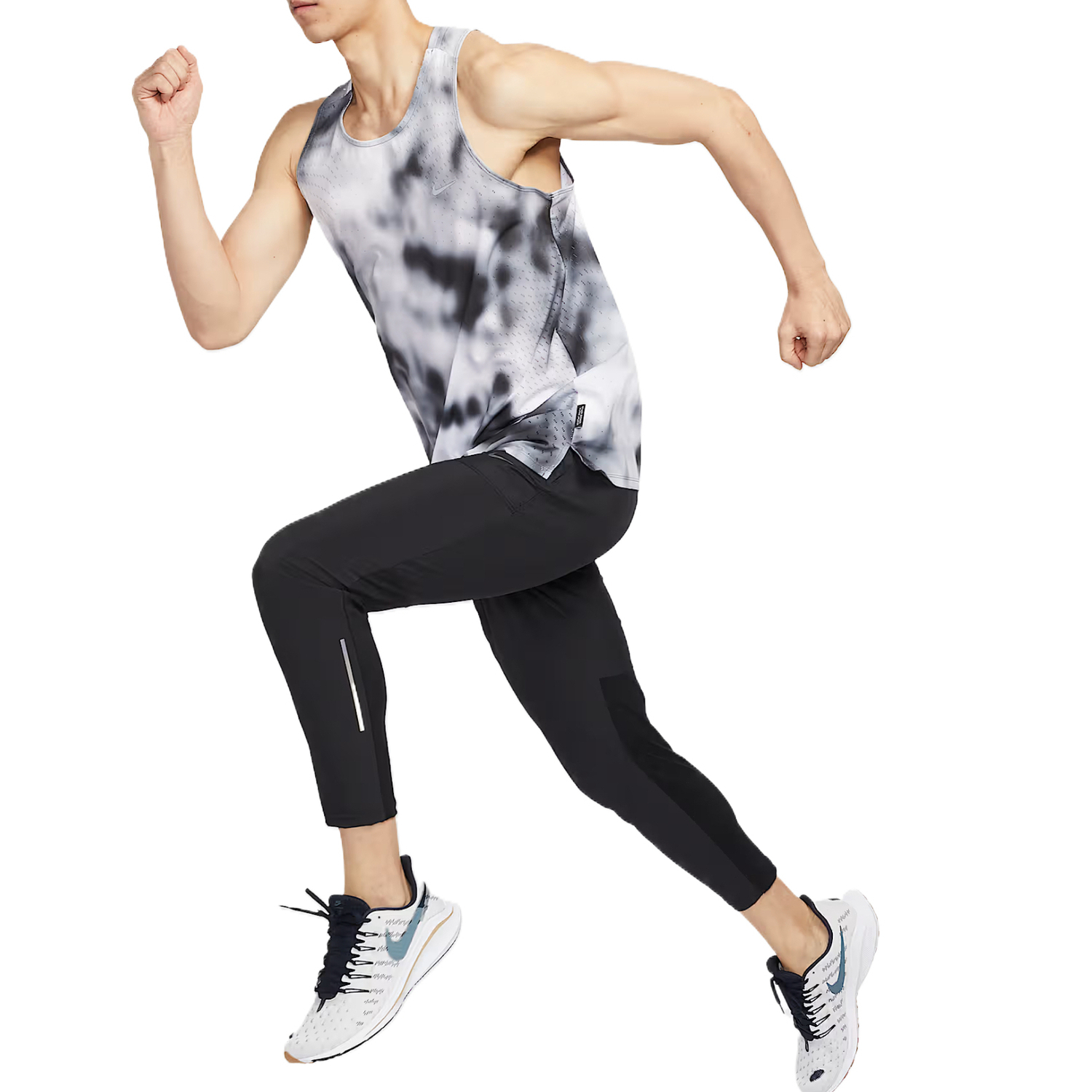 Nike Мужской топ Dri FIT ADV черный белый — фото 4