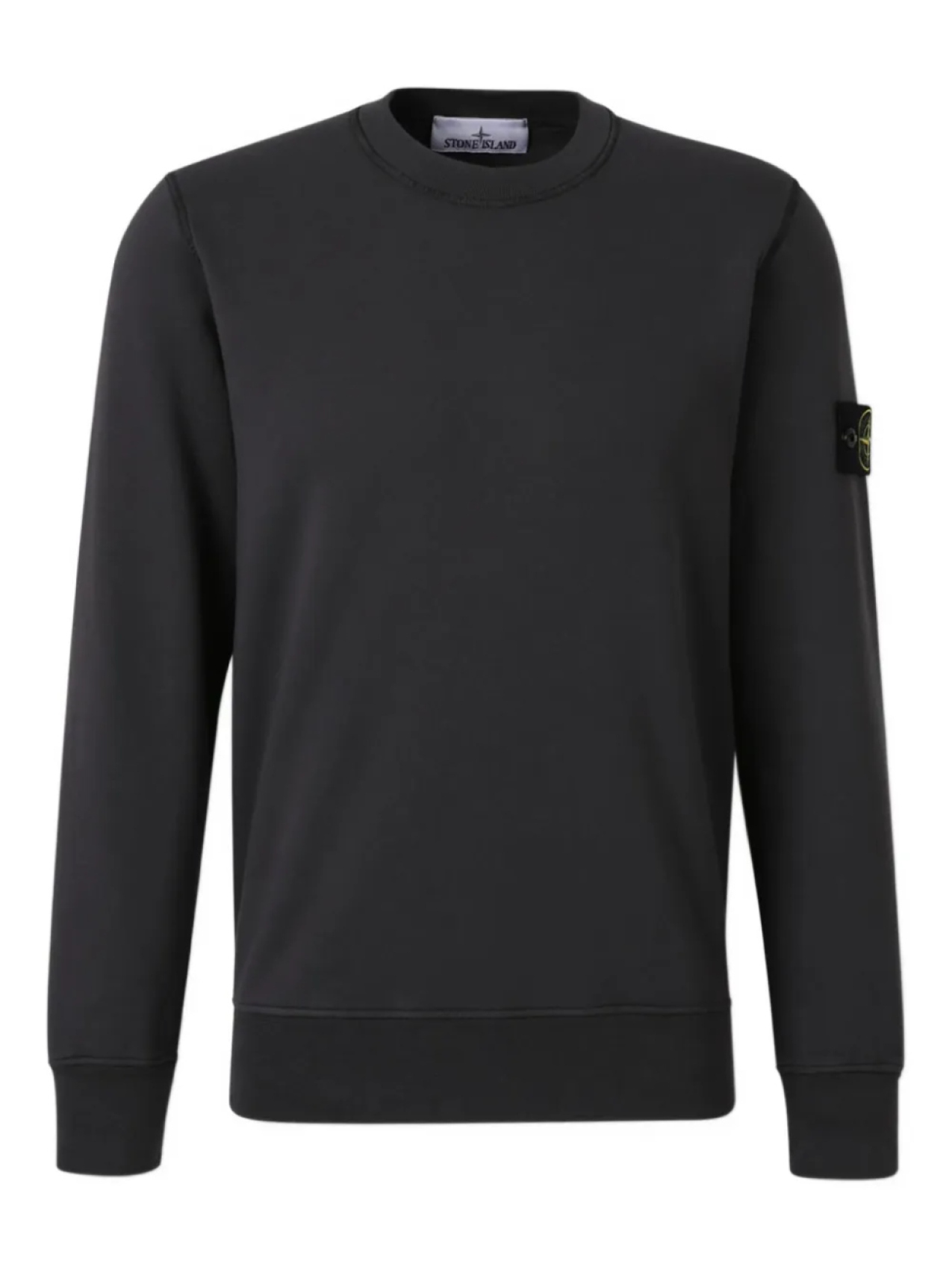 

Хлопковая толстовка с логотипом Stone Island Compass, черный