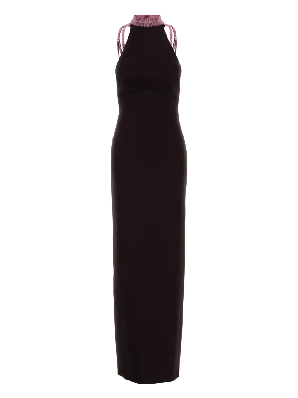 

Платье на шее с открытой спиной The Attico, фиолетовый