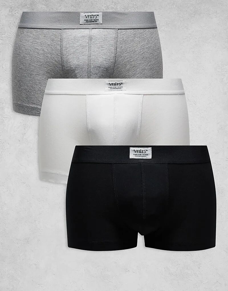 

Комплект из 3-х спортивных трусов ASOS DESIGN с нашивкой на поясе в разноцветном цвете - MULTI