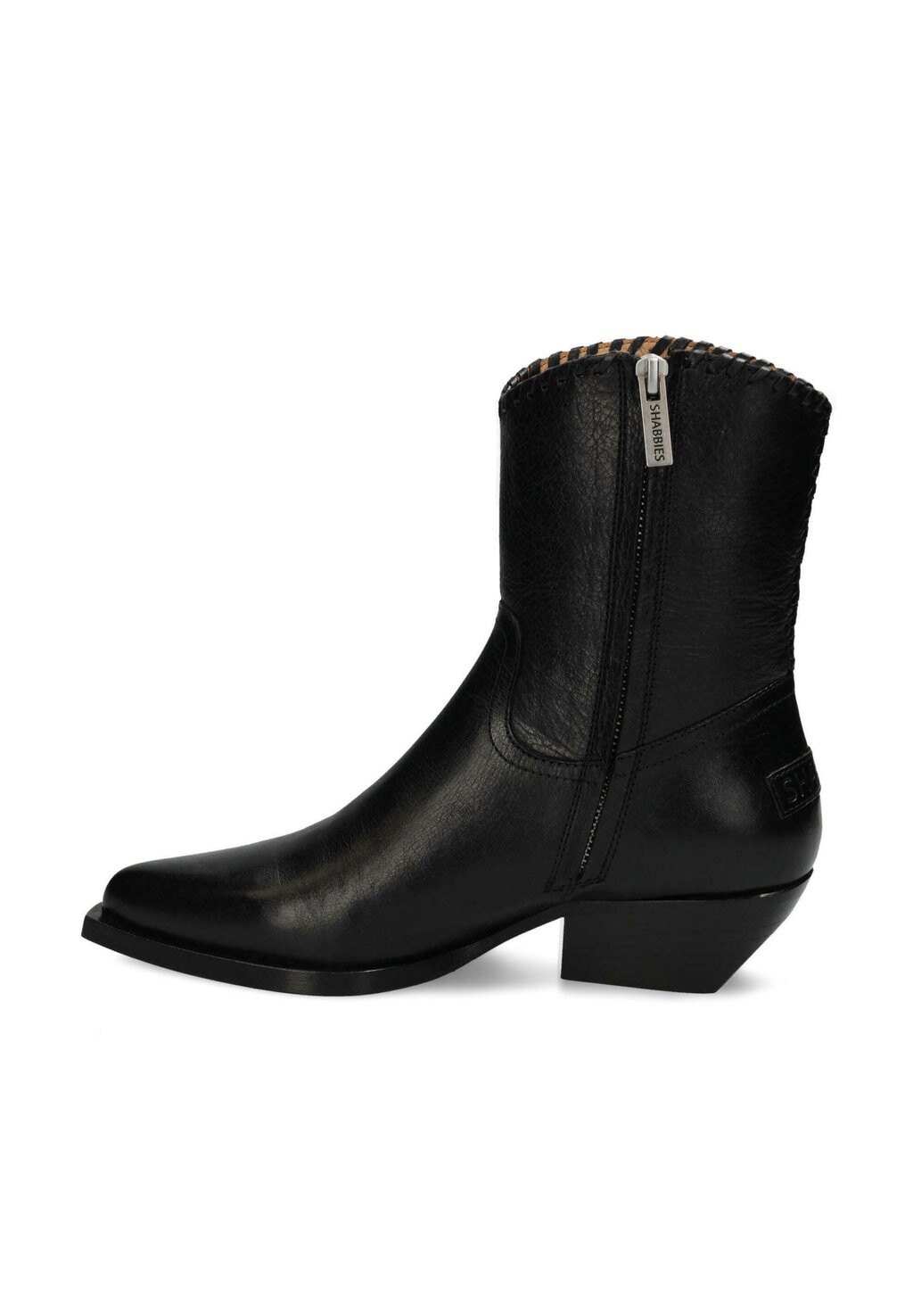 Ковбойские/байкерские ботинки по щиколотку SALLY Shabbies Amsterdam, черный — фото 3