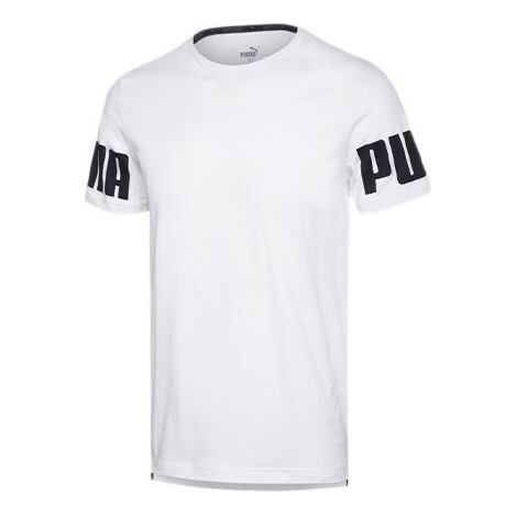 

Футболка rebel cuff printing short sleeve white Puma, белый