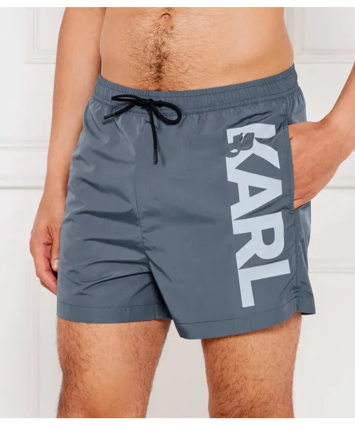 

Пляжные шорты Regular fit Karl Lagerfeld, серый