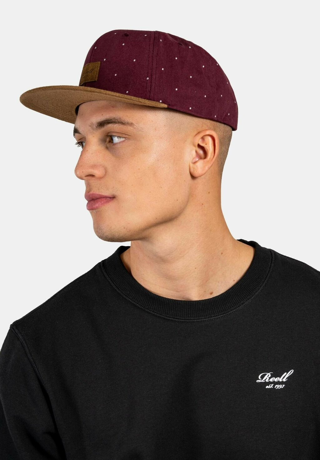 

Бейсболка SUEDE Reell, бургундия