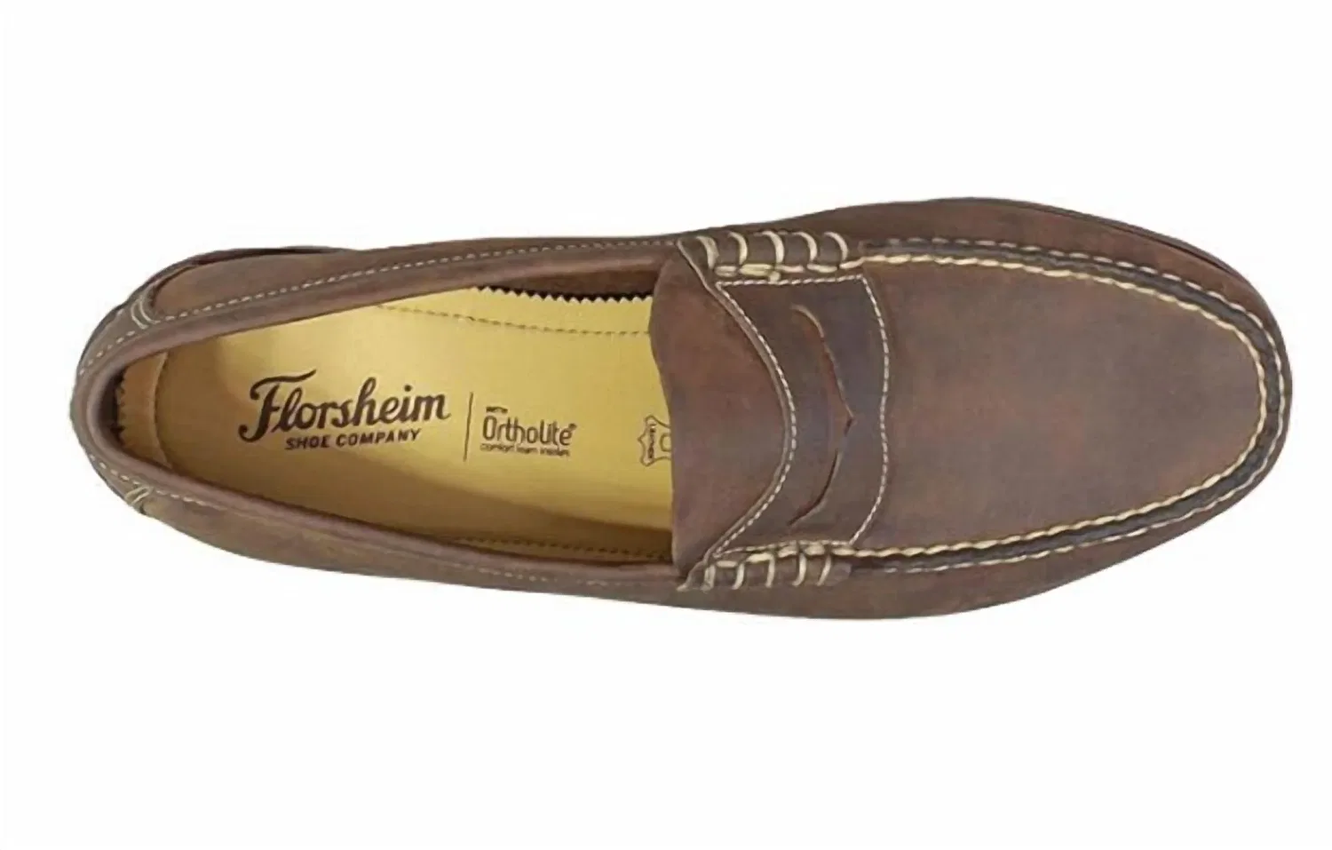 Florsheim Мужские лоферы Heads Up Penny Loafer коричневого цвета — фото 2