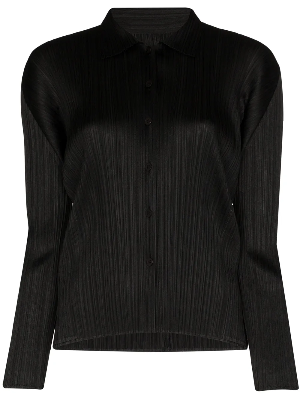 

Плиссированная рубашка Pleats Please Issey Miyake, черный