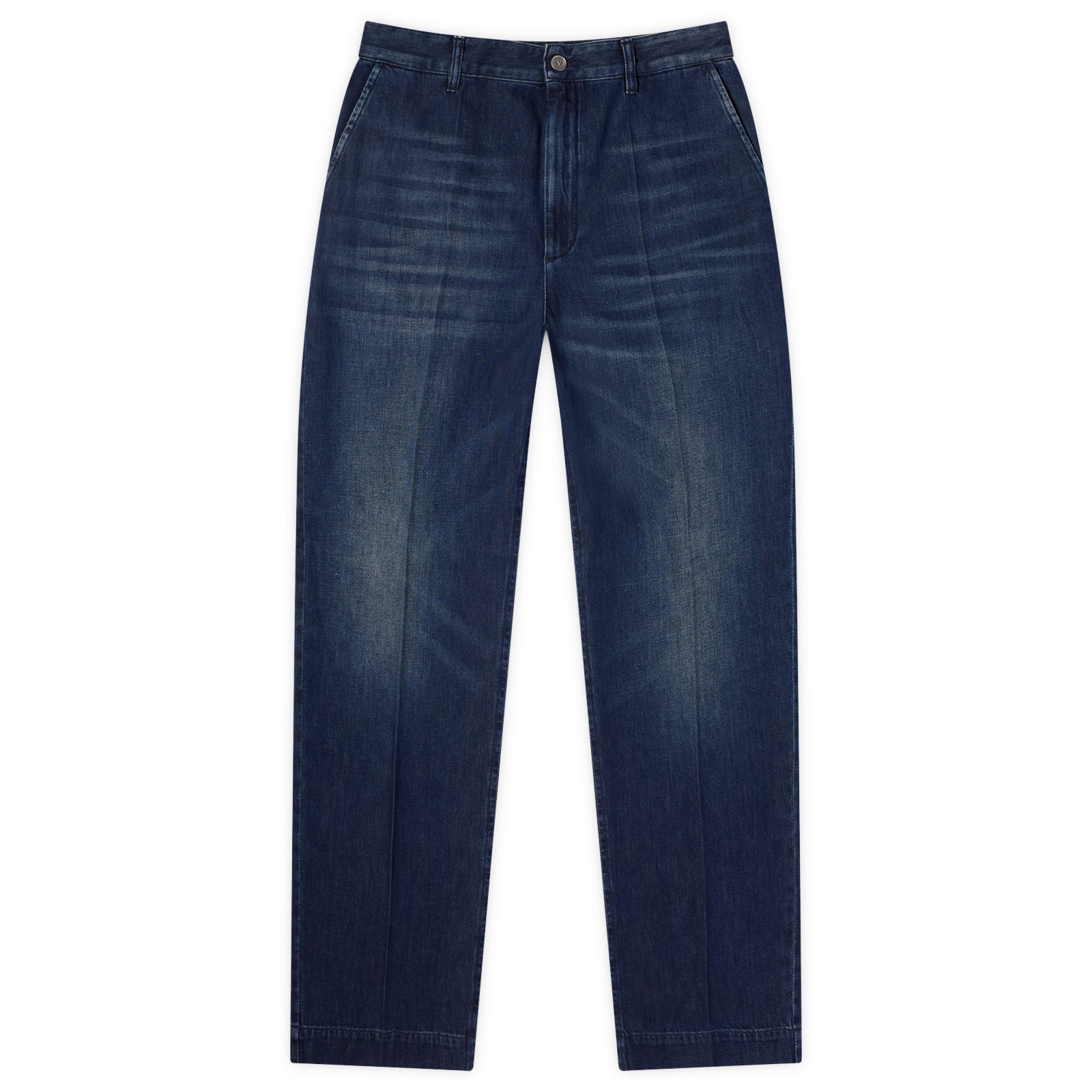 

Джинсы Valentino Straight Leg Denim Jean, цвет Denim Scuro