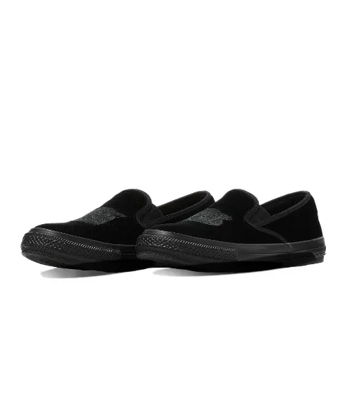 Мужские слипоны CONVERSE ALL STAR KUNGFU с вышивкой чёрные