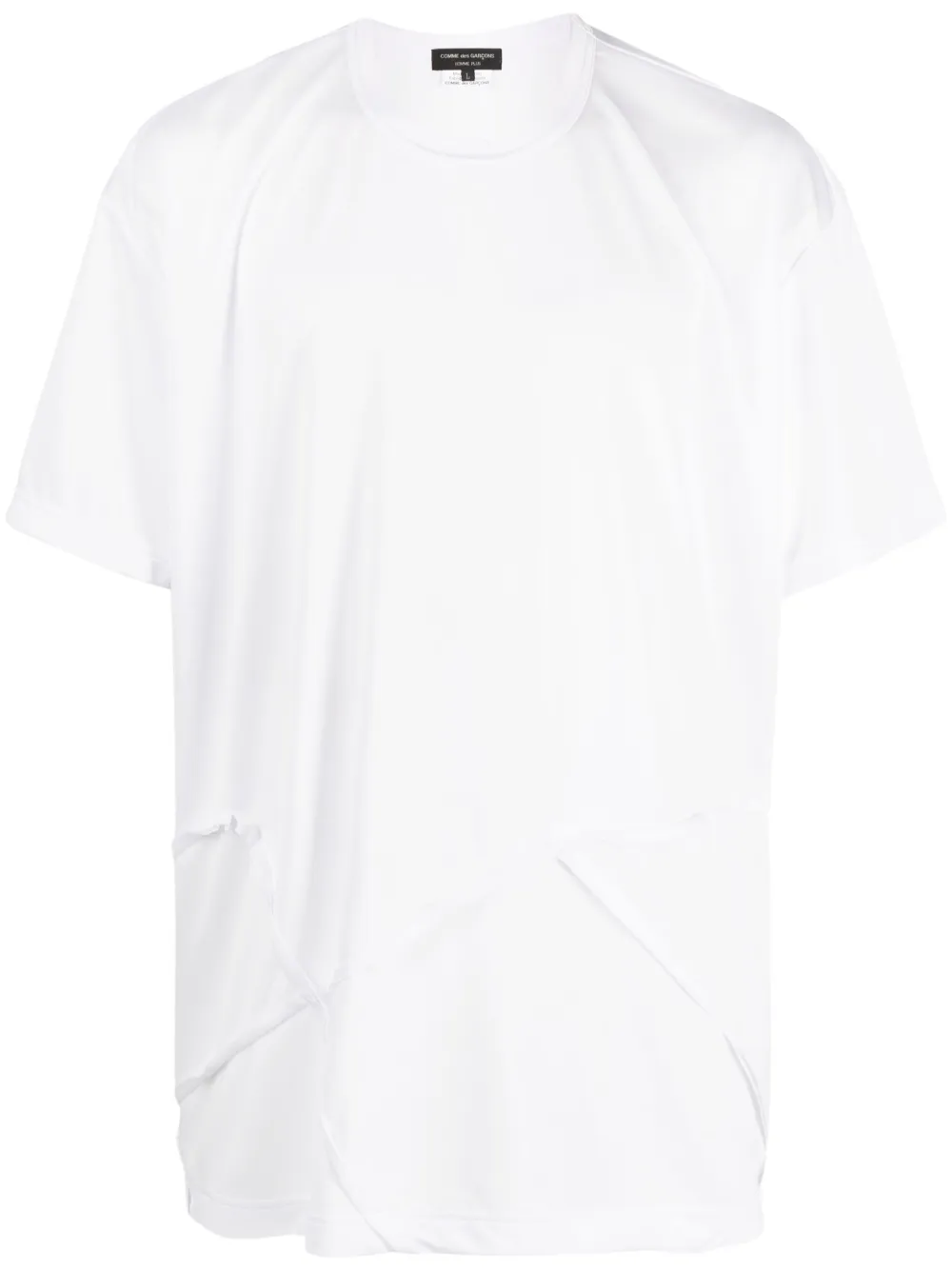 

Футболка с длинными рукавами и швами Comme des Garçons Homme Plus, белый