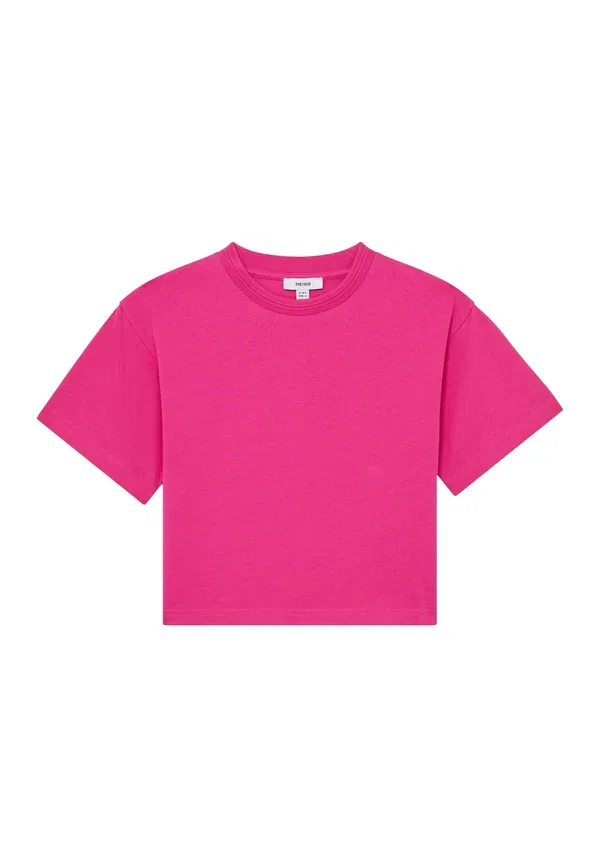 Футболка Reiss Bonnie neck basic, розовый
