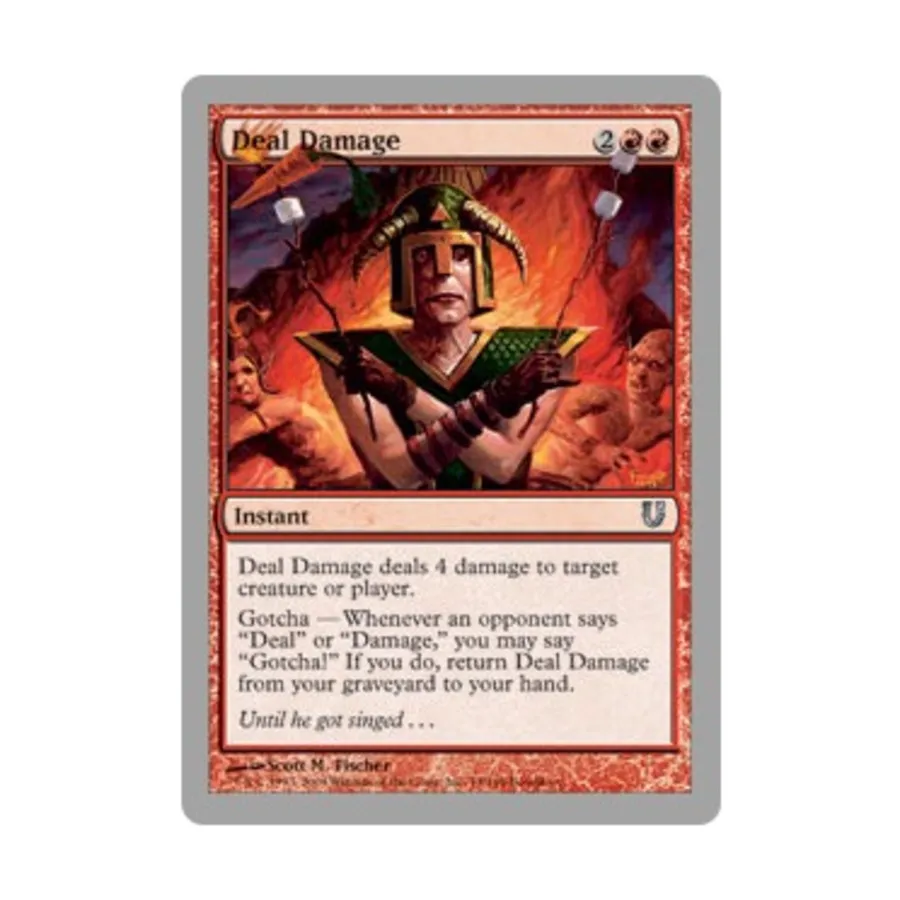 

CCG Нанести урон (U), MTG - Unhinged