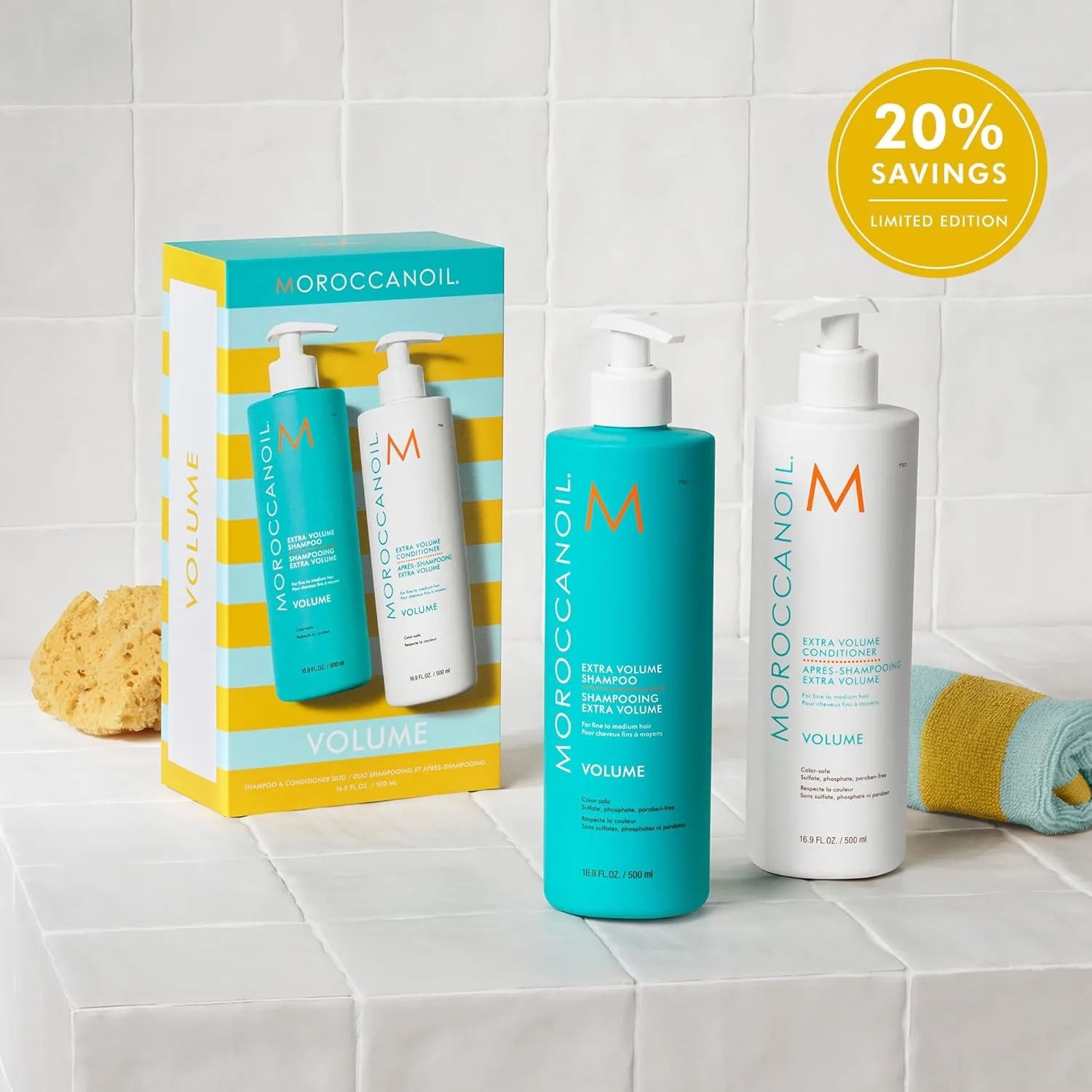 Набор шампуня и кондиционера Moroccanoil объемом пол-литра — фото 2