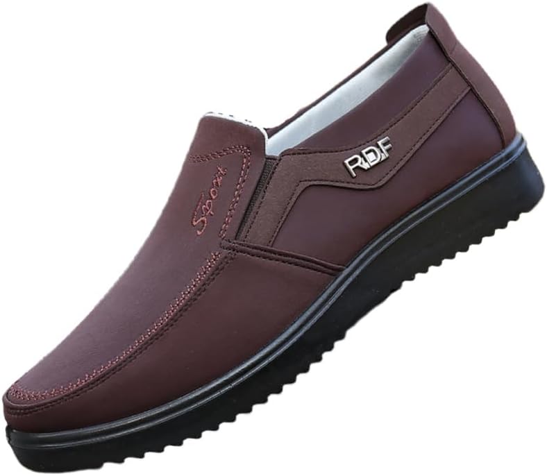 

Мужские лоферы большого размера - дышащие и удобные, легкие, устойчивые к скольжению и прочные, легко надеваются и снимаются, подходят для активного отдыха на свежем воздухе и повседневного использования Fmshi, кофейный