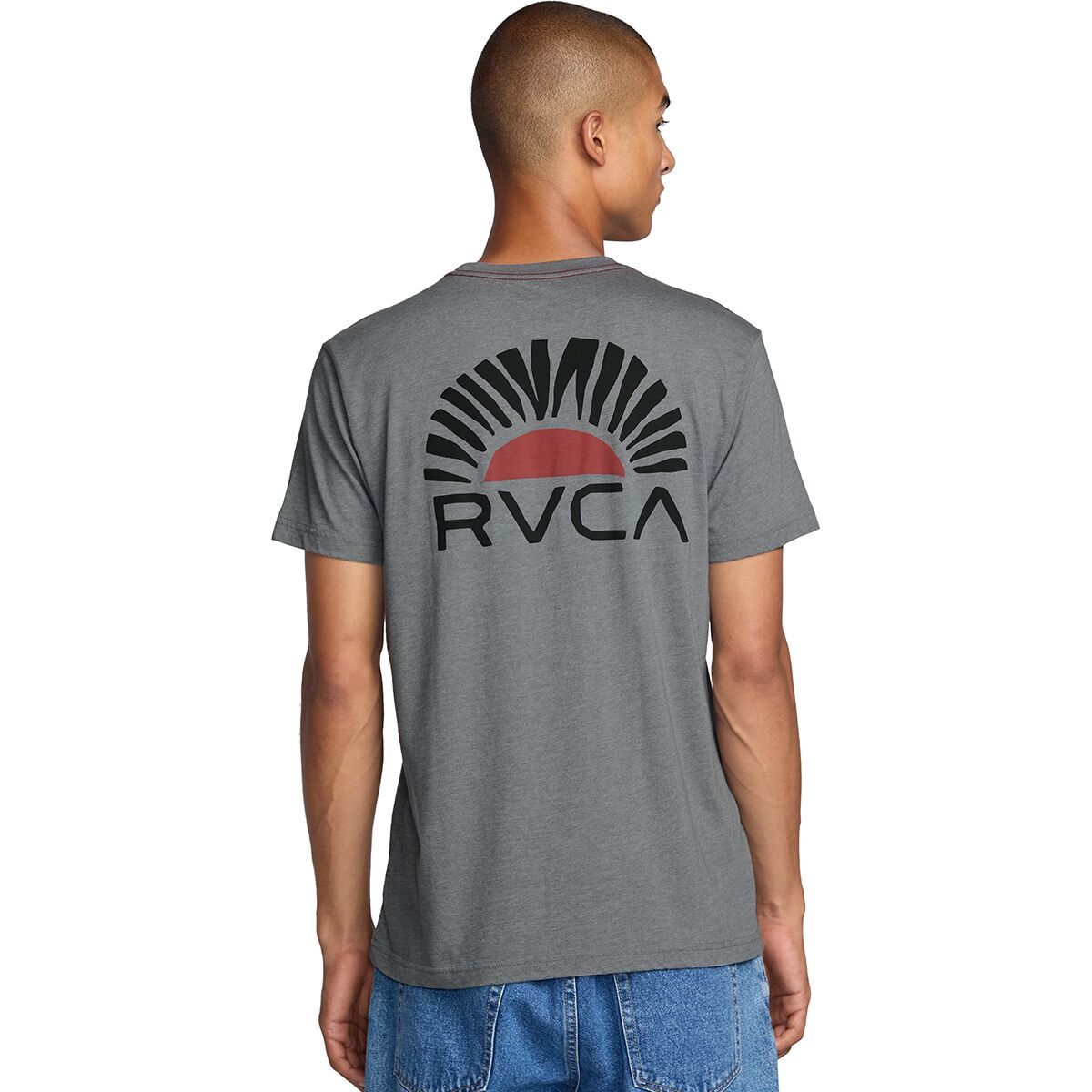 

Футболка с коротким рукавом Rise cut Rvca, цвет smoke