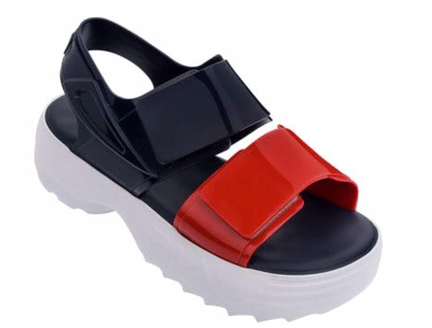 Женские сандалии Fila морского, красного и белого цвета melissa — фото 2
