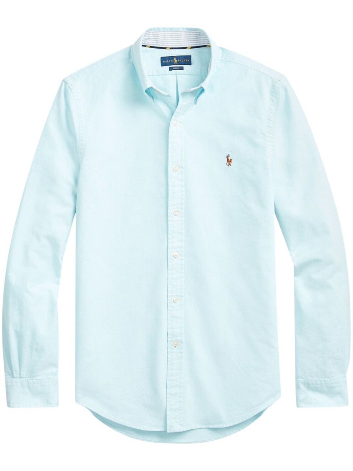 

Polo Ralph Lauren рубашка оксфорд с вышитым логотипом, синий