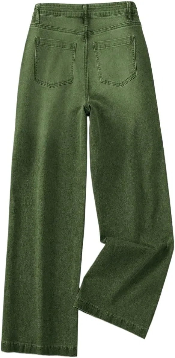 Джинсы прямые широкие Women's Legendary, Army Green — фото 4