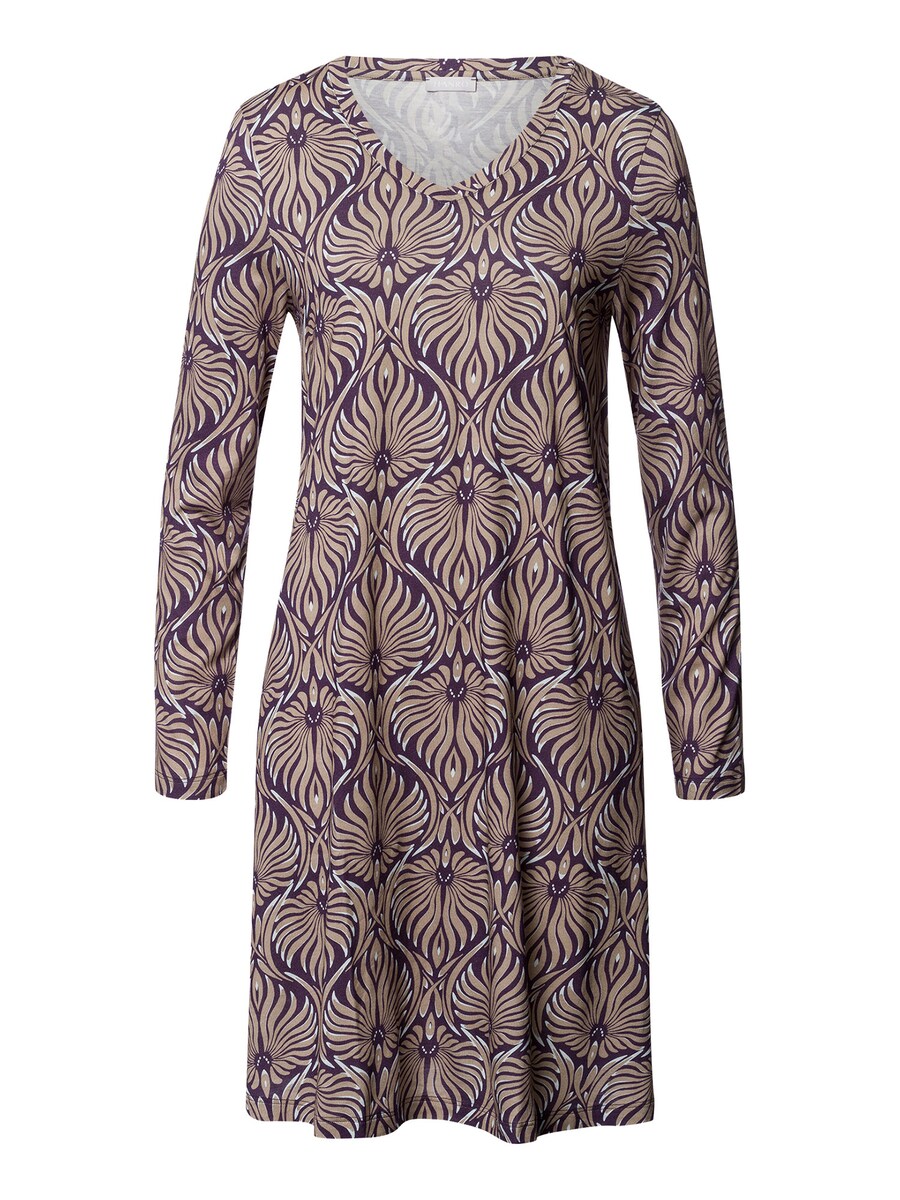 

Ночная рубашка Hanro Sleep & Lounge, коричневый/фиолетовый