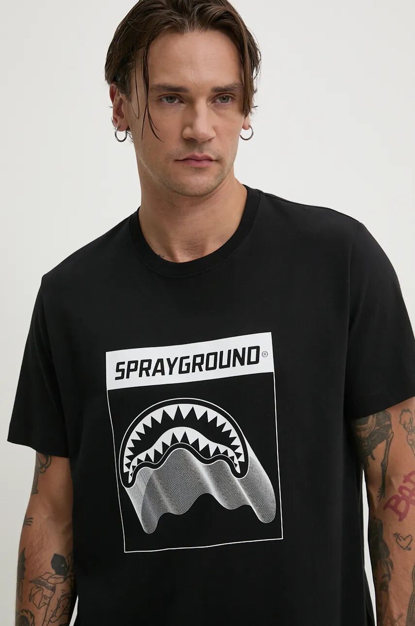 

Футболка Sprayground из хлопка, черный