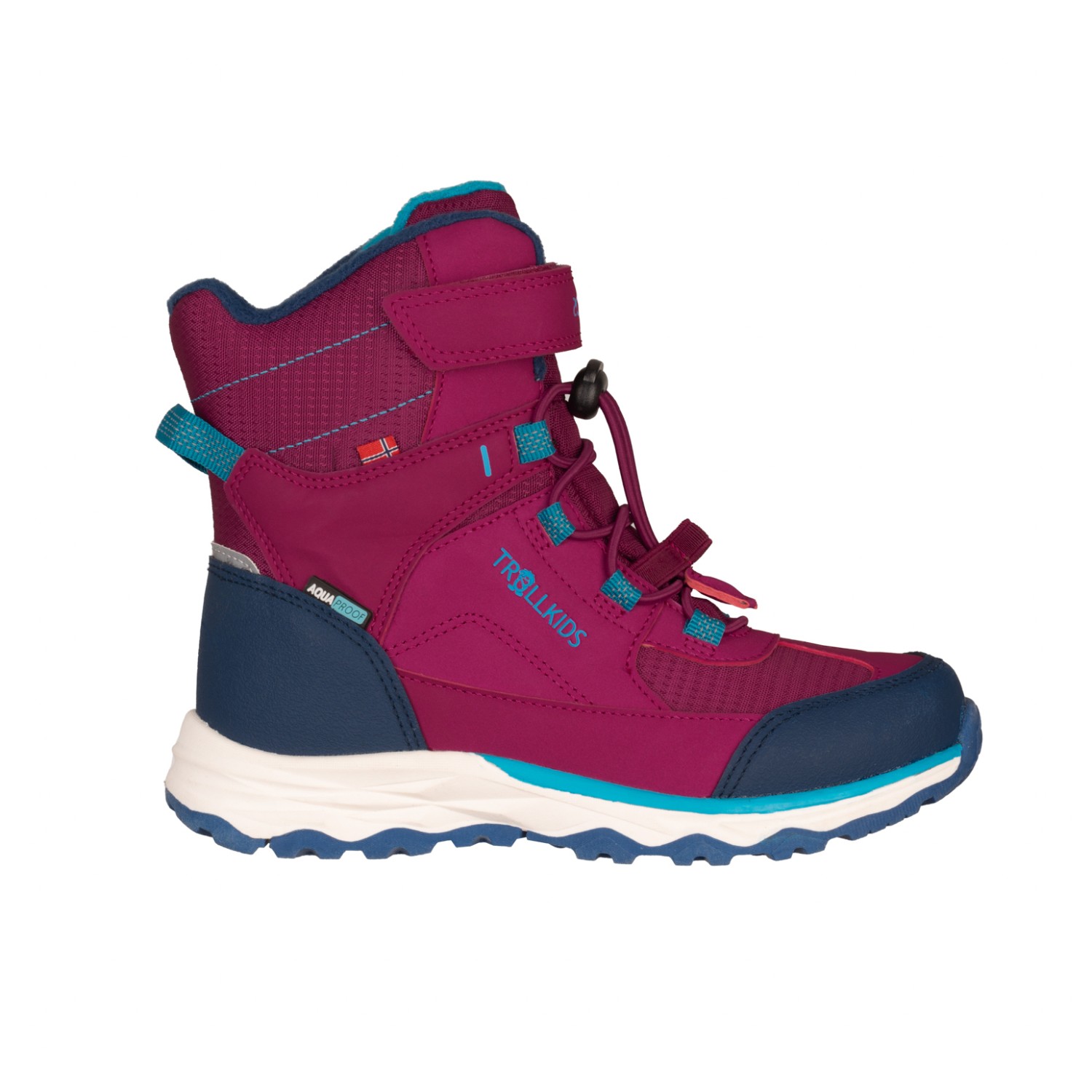 

Зимняя обувь Trollkids Hafjell Winter Boots XT, цвет Bright Berry/Dark Turquoise