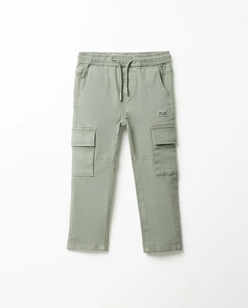 

Брюки-карго на талии Sfera, цвет Kaki