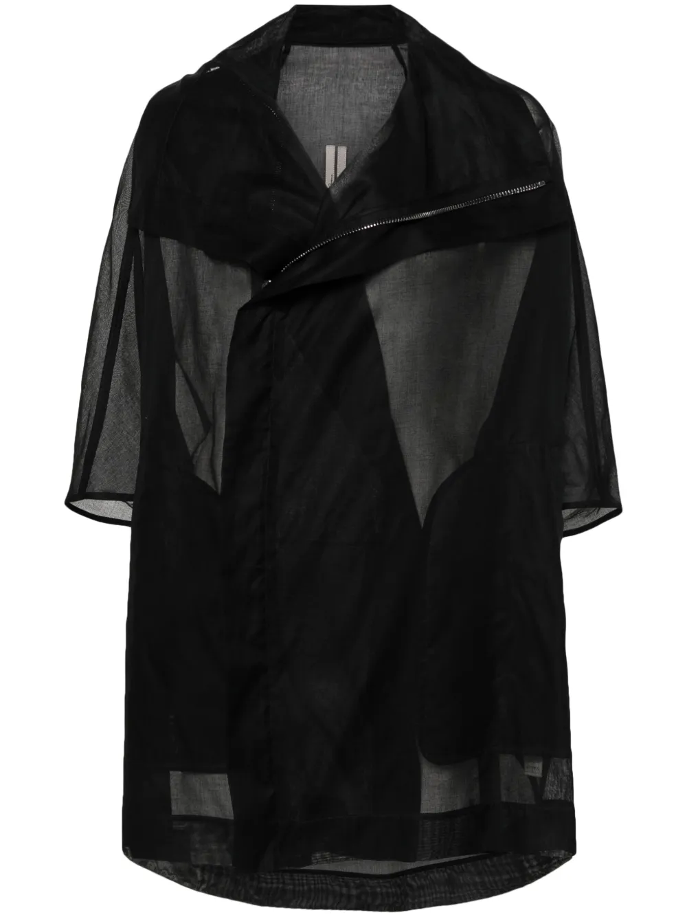 

Полупрозрачная куртка Rick Owens, черный