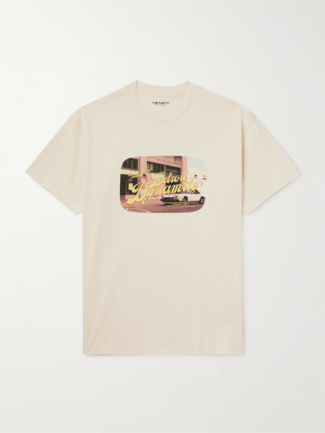 

Футболка из хлопкового джерси с принтом логотипа Greatest Flicks CARHARTT WIP, нейтральный