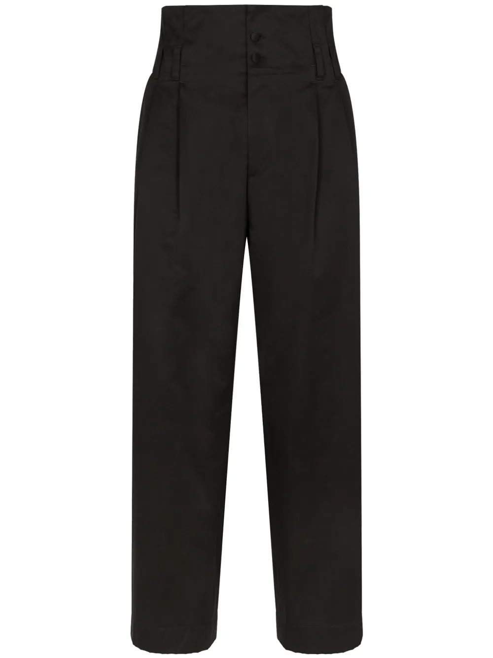 

Брюки с завышенной талией DOLCE & GABBANA, черный