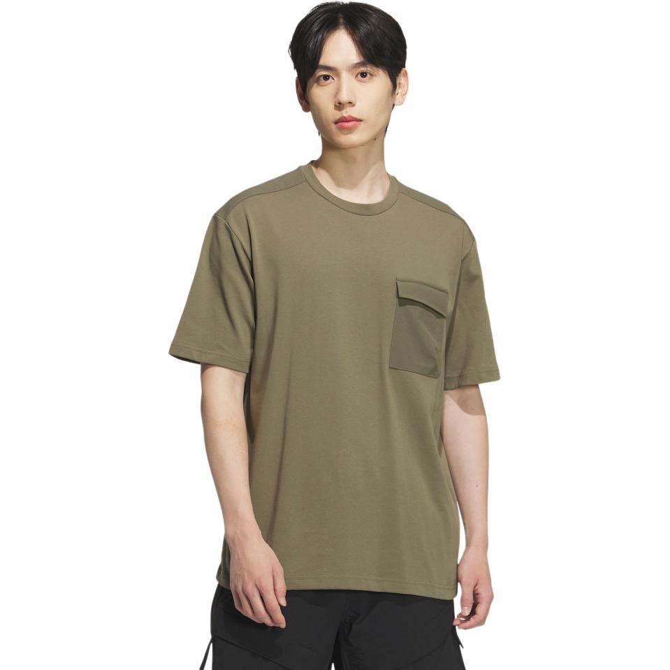 

Adidas Футболка мужская Strata olive green, Зеленый, Adidas Футболка мужская Strata olive green