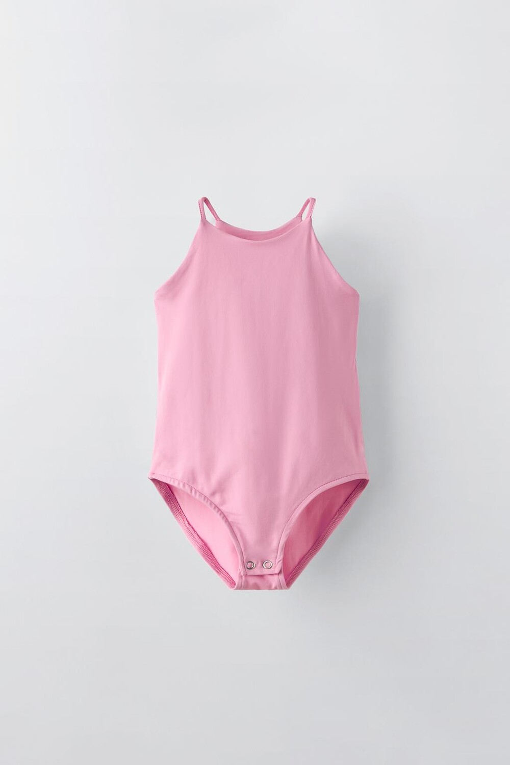 

Боди из полиамида ZARA, розовый