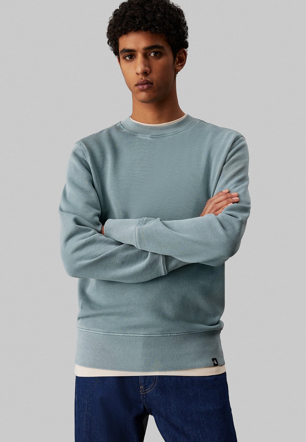 

Толстовка TERRY Calvin Klein Jeans, зеленый